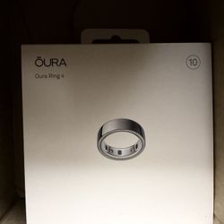 Aura Ring 4 (Silver, size 10) (new unopened)