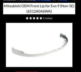 Mitsubishi evo 9 lip