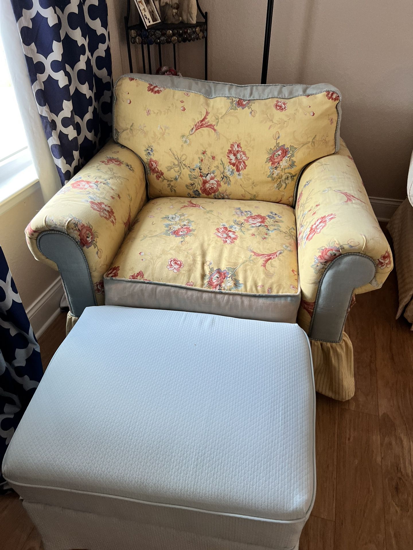 FREE X Large Chair  And Glider Footstool