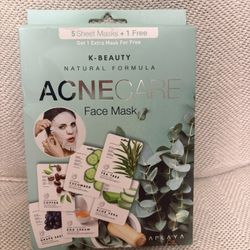 Natural Formula Acne Care Face Mask - Mint Green