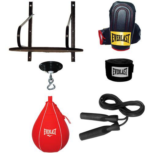 Punching bag Boxing Speed bag BRAND NEW Home Gym Workout FULL SET with Gloves amd Jump Rope Exercise Home Gym