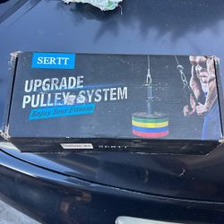 Weight cable pulley system, Gym, Sertt upgraded cable pulley attachments for Gym