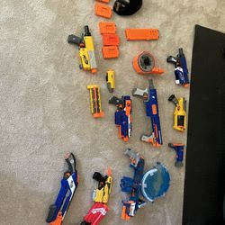 Lot of Nerf Guns