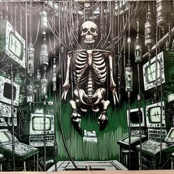 Vinyl Art Print -   Necrotech 02