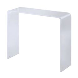 Lucite Clear Acrylic Console Table 