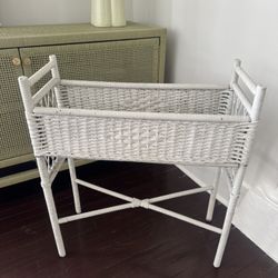 Antique Plant Stand Wicker 