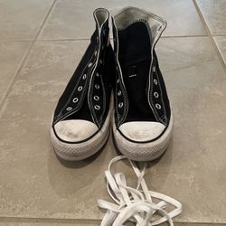 Black converse high top
