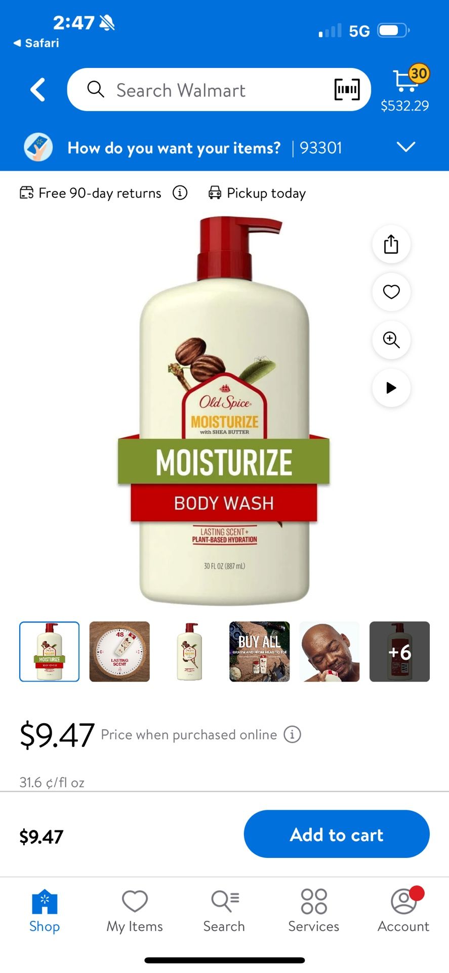 Old Spice Men’s Body Wash