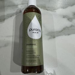 Puracy Hair Citrus & Mint Shampoo, 355mL - New 