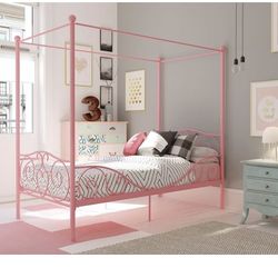 Pink Twin Size Bed 
