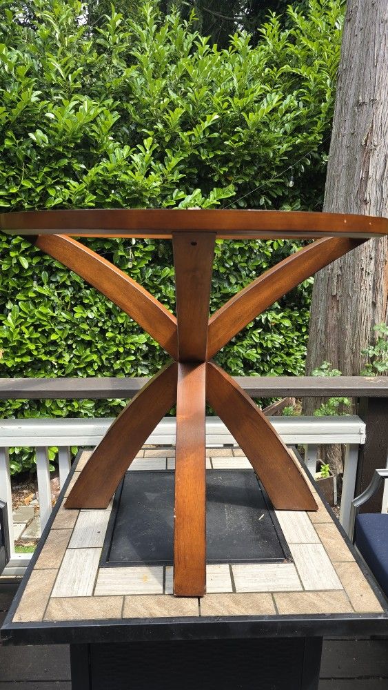 Round Dining Table Glass Top 54 Inches