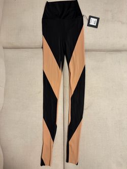 Norma Kamali - High-Waist Color Block Leggings with Tags