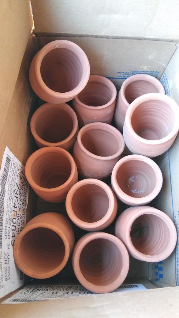 12x $40 Party Jars/Jarritos/Cantaritos de Barro. Mexican Clay cups.