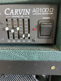 Carvin Ag100d Acoustic Guitar Amp And Electric Guitar