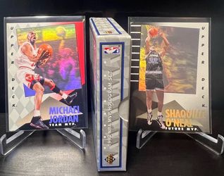 Upper Deck 1993 NBA MVP Hologram 36 Card Set Michael Jordan Shaquille O’Neal