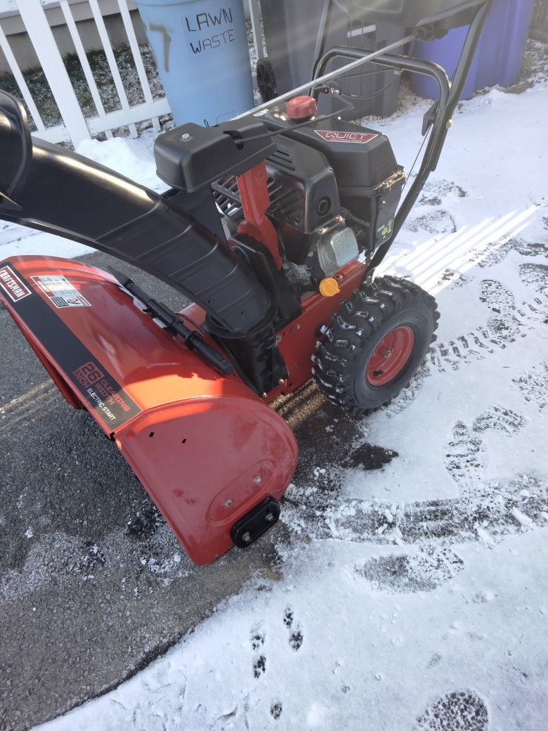 Craftsman 26" Snowblower for Sale in Pawtucket, RI OfferUp