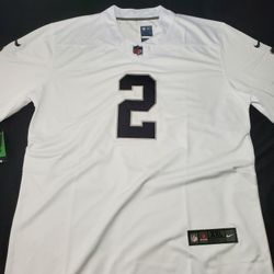 BRAND NEW NIKE ASHTON JEANTY WHITE JERSEY SIZE 2XL