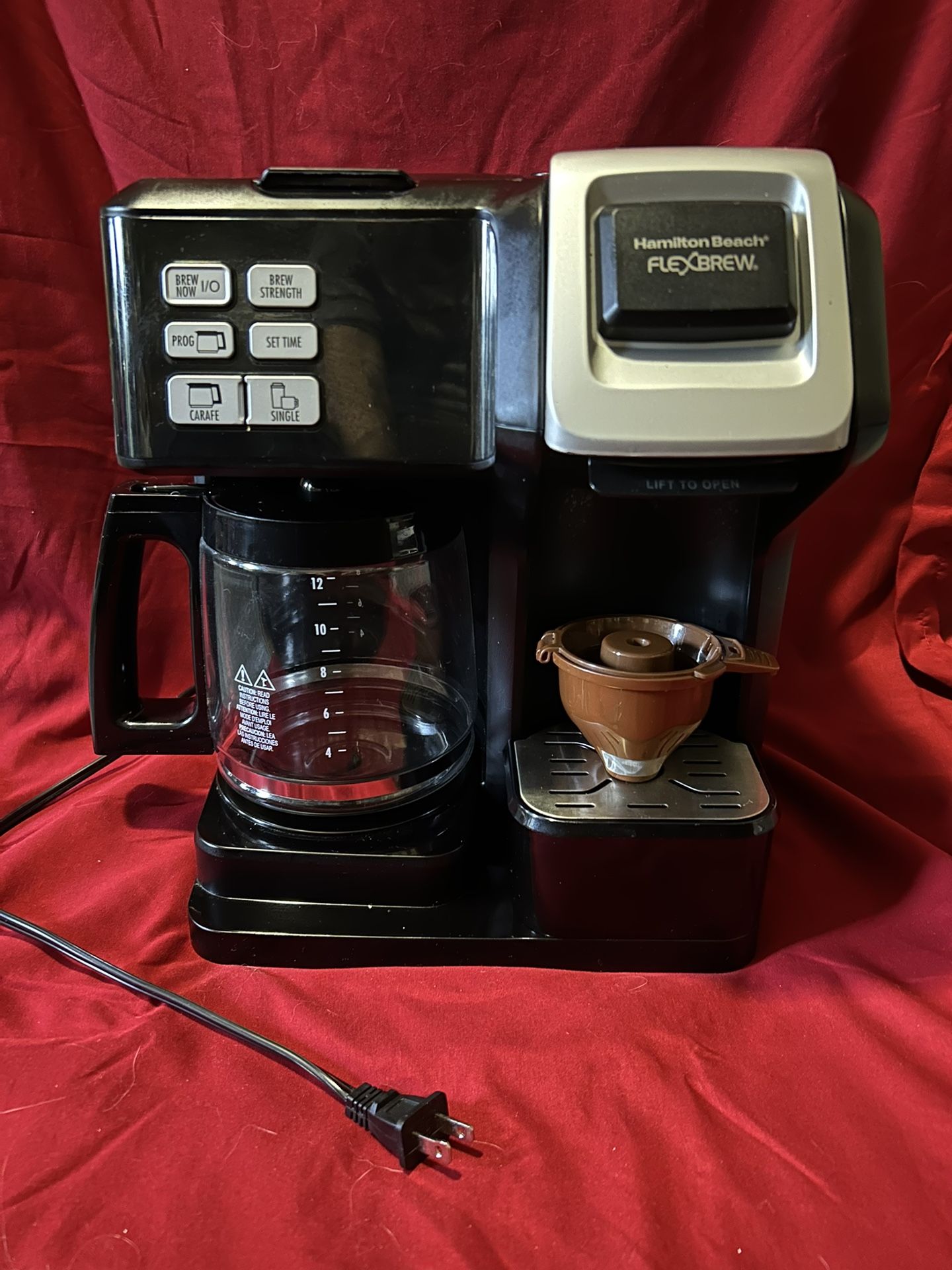 Coffee Maker Hamilton Beach Flex Brew Trio way Carafe, Brew - Main Image
