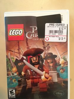 Nintendo Wii LEGO pirates of the Caribbean