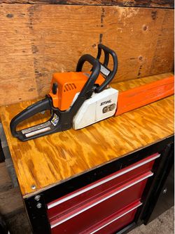 Stihl ms 170 chainsaw- just sharpened the chain.