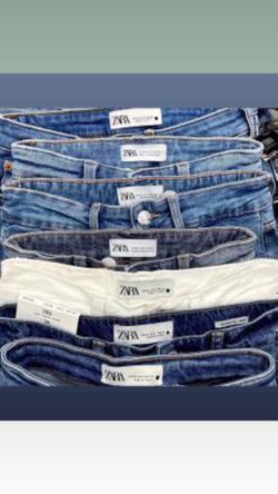 Zara, Holister, BDG, Agolde, Levi's Jeans and Jackets