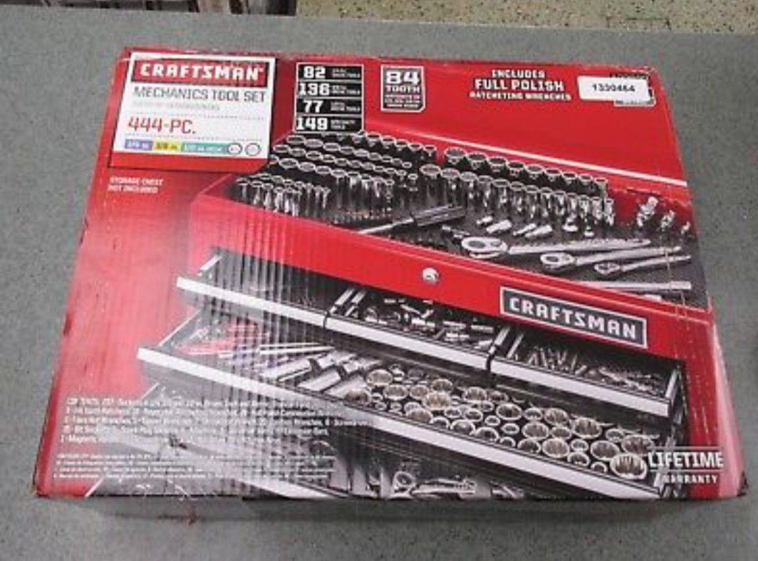 Craftsman 444 mechanics tool set