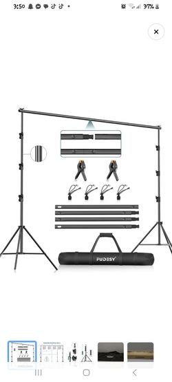 10ft by 10ft video studio backdrop stand