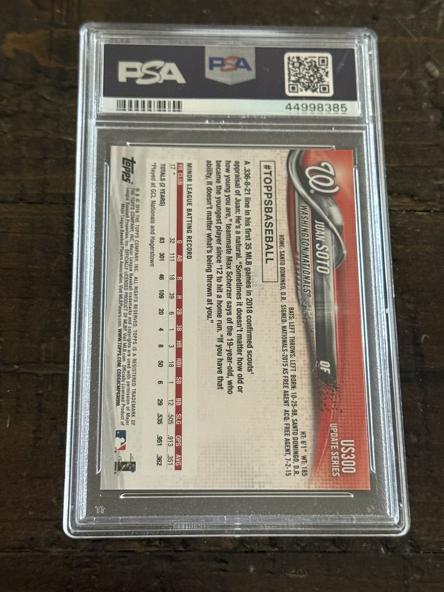 PSA10 GEM MINT 2018 Topps Update Series 大谷翔平 ルーキーカード No