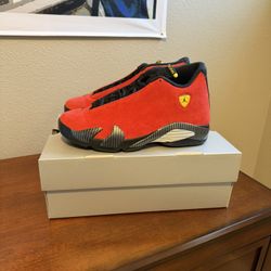 Air Jordan 14 Men's Retro Ferrari Size 8.5