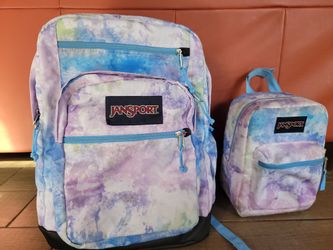 Jansport BACKPACK with Matching Lunch BOX LIKE NEW