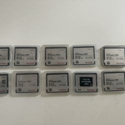 6 x SanDisk Extreme PRO CFast2.0 512GB (Arri Certified)