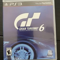 PS3. Gran Turismo 6