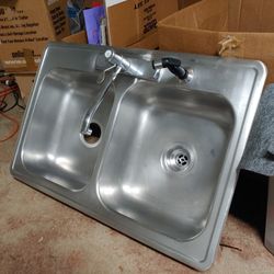 Stainless Steel Sink And Extras