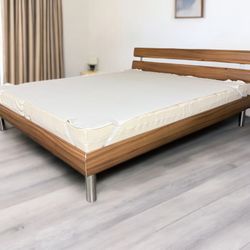 MCM EU Super King Platform Latex Mattress & Disc Support Bed Set