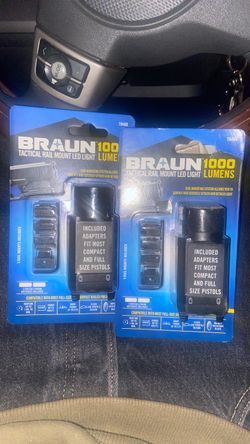 Braun 1000 Lumen Tactical Rail Mount LED Light (1 pack)