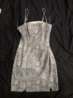 Croc Skin Pattern Dress (not Leather, It’s A Silk Dress)