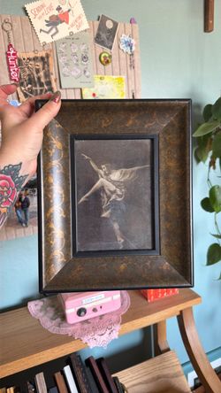 Vintage Framed Print of Ballet Dancer, Anna Pavlova