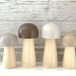 Wooden mushroom