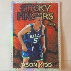 1996 Jason Kidd Topps Seasons Best Sticky Fingers #19