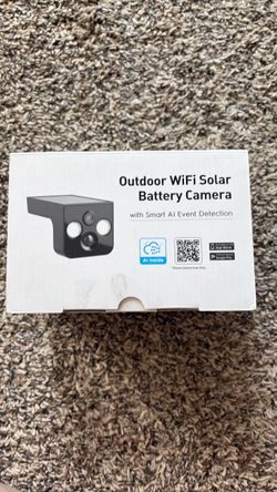 Outdoor WiFi Solar Battery Camera
