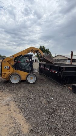 Tractor dumpster contenedor