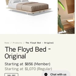 Floyd bed - Full/Queen Fixed Headboard 