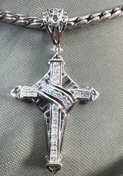 925 Sterling cross pendant
