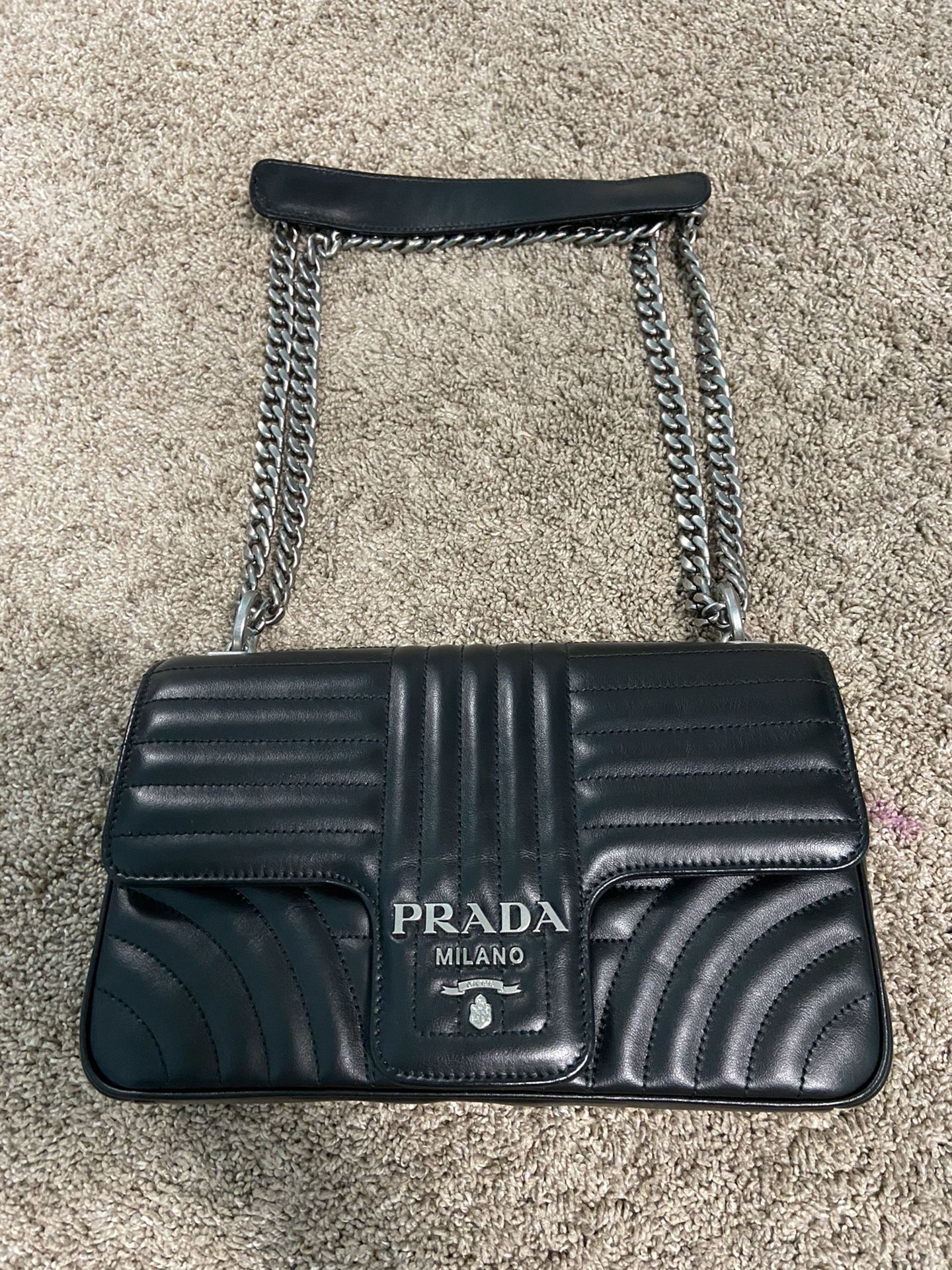 Prada Milano Large leather Prada Diagram Bag