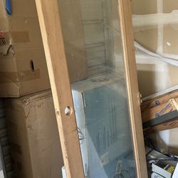 30x78 Solid Wood Glass Panel Door | Interior French Door