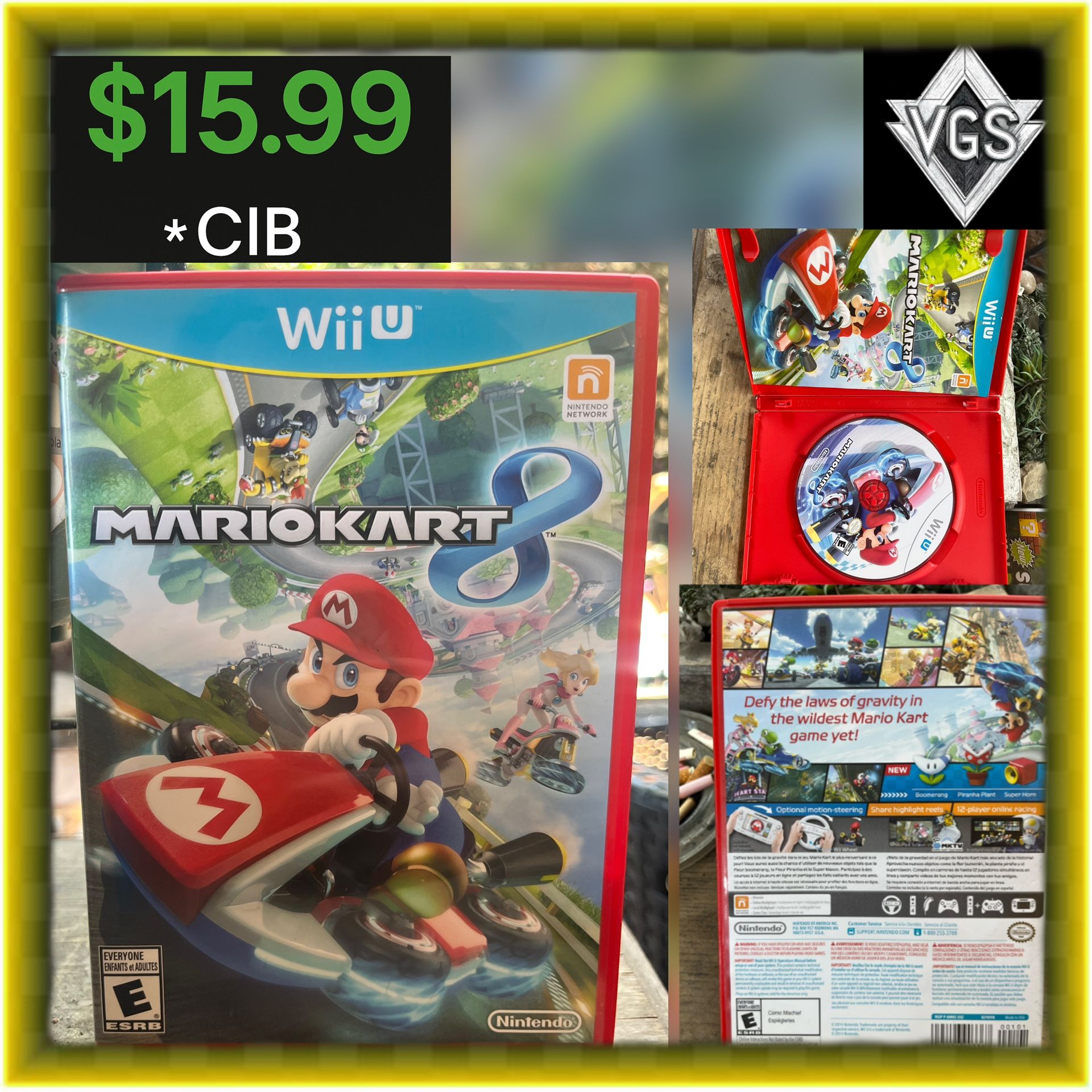 *CIB* Mario Kart 8 (Nintendo Wii U)