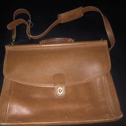 Brown Leather Laptop Bag