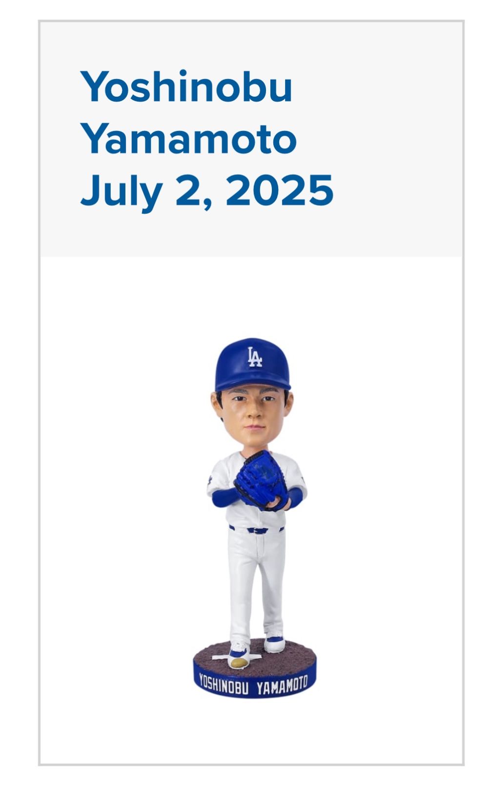 Dodgers vs White Sox July 2- $280