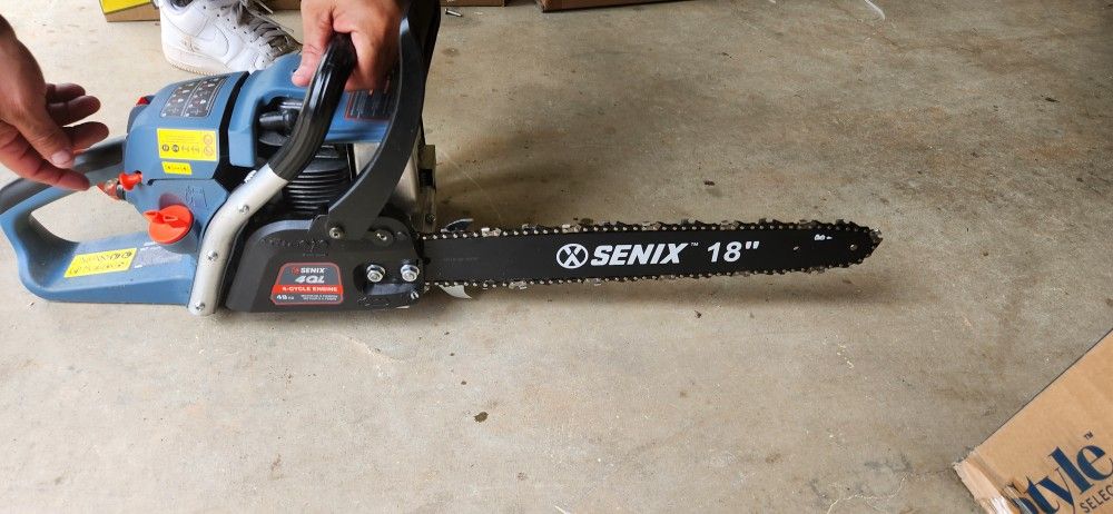 18 in gas chainsaw **NEW** 49cc Senix chainsaw $145