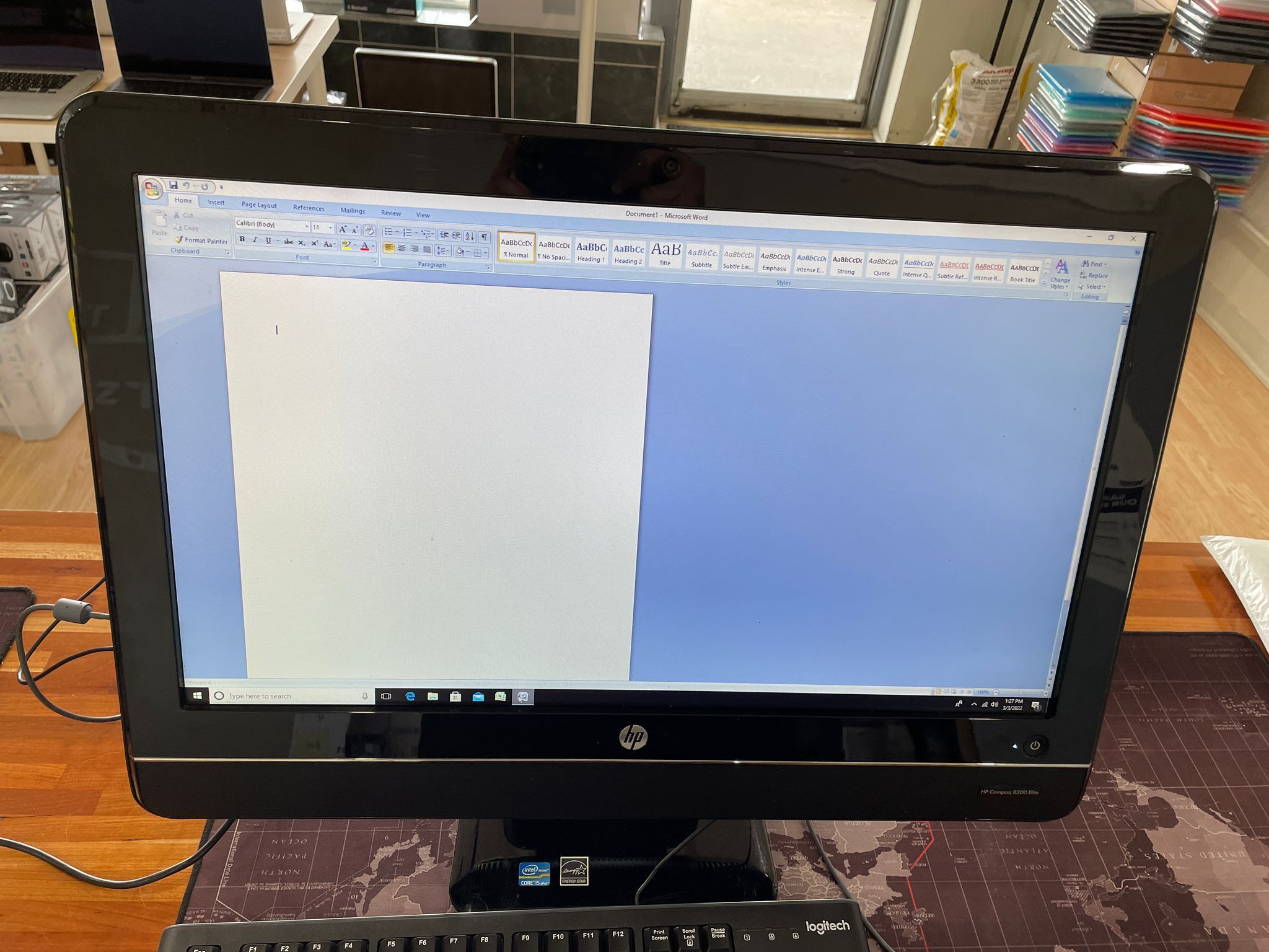 HP COMPAQ 8200 Elite ALL IN ONE CORE I5 4GB 240GB HDD WINDOWS 10 